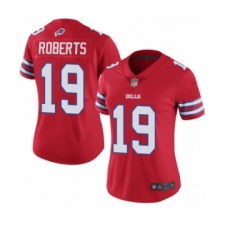 Women's Buffalo Bills #19 Andre Roberts Limited Red Rush Vapor Untouchable Football Jersey