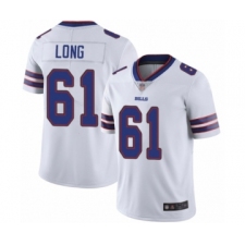 Youth Buffalo Bills #61 Spencer Long White Vapor Untouchable Limited Player Football Jersey