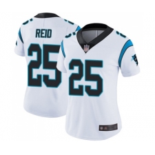 Women's Carolina Panthers #25 Eric Reid White Vapor Untouchable Limited Player Football Jersey