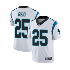 Youth Carolina Panthers #25 Eric Reid White Vapor Untouchable Limited Player Football Jersey
