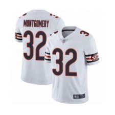 Youth Chicago Bears #32 David Montgomery White Vapor Untouchable Limited Player Football Jersey