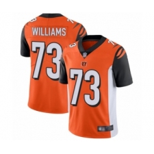 Men's Cincinnati Bengals #73 Jonah Williams Orange Alternate Vapor Untouchable Limited Player Football Jersey