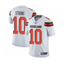Men's Cleveland Browns #10 Jaelen Strong White Vapor Untouchable Limited Player Football Jersey