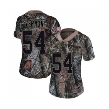 Women's Cleveland Browns #54 Olivier Vernon Limited Camo Rush Realtree Football Jersey