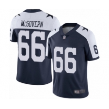 Men's Dallas Cowboys #66 Connor McGovern Navy Blue Throwback Alternate Vapor Untouchable Limited Player Football Jersey