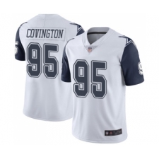 Men's Dallas Cowboys #95 Christian Covington Limited White Rush Vapor Untouchable Football Jersey