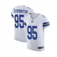 Men's Dallas Cowboys #95 Christian Covington White Vapor Untouchable Elite Player Football Jersey