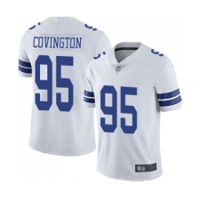 Men's Dallas Cowboys #95 Christian Covington White Vapor Untouchable Limited Player Football Jersey