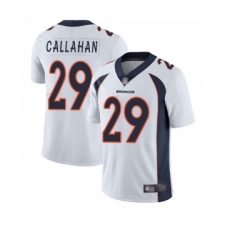 Men's Denver Broncos #29 Bryce Callahan White Vapor Untouchable Limited Player Football Jersey