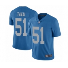 Men's Detroit Lions #51 Jahlani Tavai Blue Alternate Vapor Untouchable Limited Player Football Jersey