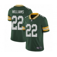 Men's Green Bay Packers #22 Dexter Williams Green Team Color Vapor Untouchable Limited Player Football Jersey
