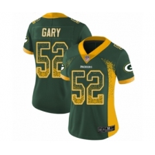 Women's Green Bay Packers #52 Rashan Gary Limited Green Rush Drift Fashion Football Jersey
