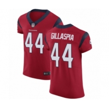 Men's Houston Texans #44 Cullen Gillaspia Red Alternate Vapor Untouchable Elite Player Football Jersey