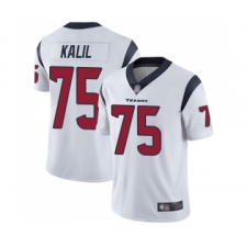 Men's Houston Texans #75 Matt Kalil White Vapor Untouchable Limited Player Football Jersey