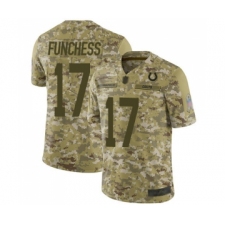 Men's Indianapolis Colts #17 Devin Funchess Limited Camo 2018 Salute to Service Football Jerseys