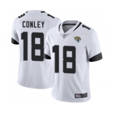 Youth Jacksonville Jaguars #18 Chris Conley White Vapor Untouchable Limited Player Football Jersey