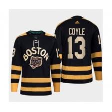 Men's Boston Bruins #13 Charlie Coyle Black Classic Primegreen Stitched Jersey