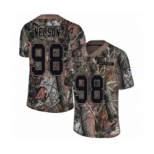 Men's Tampa Bay Buccaneers #98 Anthony Nelson Limited Camo Rush Realtree Football Jersey