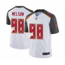 Men's Tampa Bay Buccaneers #98 Anthony Nelson White Vapor Untouchable Limited Player Football Jersey