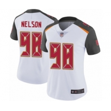 Women's Tampa Bay Buccaneers #98 Anthony Nelson White Vapor Untouchable Limited Player Football Jersey