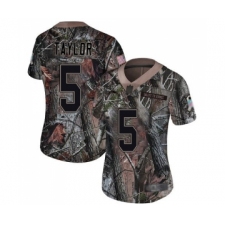 Women's Los Angeles Chargers #5 Tyrod Taylor Limited Camo Rush Realtree Football Jersey