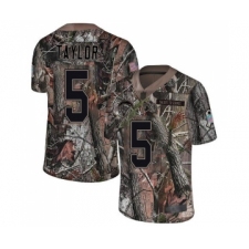 Youth Los Angeles Chargers #5 Tyrod Taylor Limited Camo Rush Realtree Football Jersey