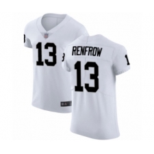 Men's Oakland Raiders #13 Hunter Renfrow White Vapor Untouchable Elite Player Football Jersey