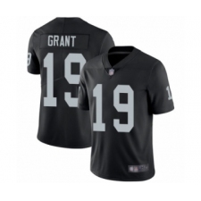 Men's Oakland Raiders #19 Ryan Grant Black Team Color Vapor Untouchable Limited Player Football Jersey