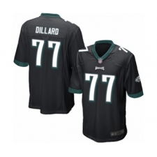 Men's Philadelphia Eagles #77 Andre Dillard Game Black Alternate Football Jersey