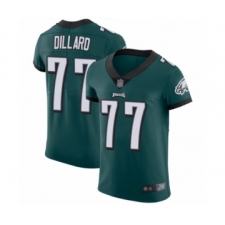 Men's Philadelphia Eagles #77 Andre Dillard Midnight Green Team Color Vapor Untouchable Elite Player Football Jersey