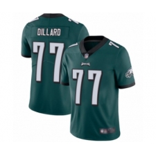 Men's Philadelphia Eagles #77 Andre Dillard Midnight Green Team Color Vapor Untouchable Limited Player Football Jersey