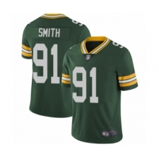 Men's Green Bay Packers #91 Preston Smith Green Team Color Vapor Untouchable Limited Player Football Jersey