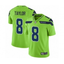 Men's Seattle Seahawks #8 Jamar Taylor Limited Green Rush Vapor Untouchable Football Jersey
