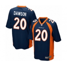 Men's Denver Broncos #20 Duke Dawson Game Navy Blue Alternate Football Jersey