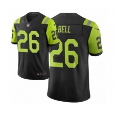 Men New York Jets #26 Le'Veon Bell Black Green City Edition Vapor Limited Jersey