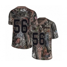 Men's Tennessee Titans #56 Sharif Finch Limited Camo Rush Realtree Football Jersey