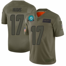 Men's Miami Dolphins #17 Allen Hurns Limited Camo 2019 Salute to Service Football Jersey