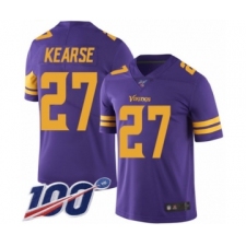 Youth Minnesota Vikings #27 Jayron Kearse Limited Purple Rush Vapor Untouchable 100th Season Football Jersey