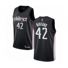 Women's Washington Wizards #42 Davis Bertans Swingman Black Basketball Jersey - City Edition