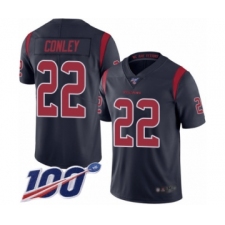Youth Houston Texans #22 Gareon Conley Limited Navy Blue Rush Vapor Untouchable 100th Season Football Jersey