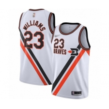Youth Los Angeles Clippers #23 Lou Williams Swingman White Hardwood Classics Finished Basketball Jersey