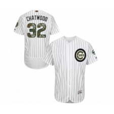 Men's Chicago Cubs #32 Tyler Chatwood Authentic White 2016 Memorial Day Fashion Flex Base Baseball Player Jersey