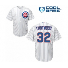 Youth Chicago Cubs #32 Tyler Chatwood Authentic White Home Cool Base Baseball Player Jersey