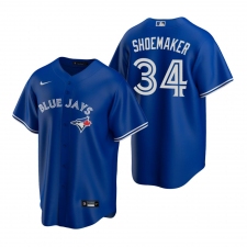 Men's Nike Toronto Blue Jays #34 Matt Shoemaker Royal Alternate Stitched Baseball Jersey