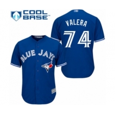 Youth Toronto Blue Jays #74 Breyvic Valera Authentic Blue Alternate Baseball Player Jersey