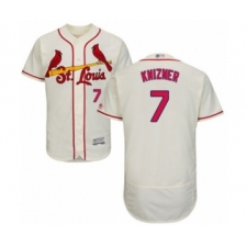 Men's St. Louis Cardinals #7 Andrew Knizner Cream Alternate Flex Base Authentic Collection Baseball Player Jersey