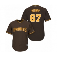 Youth San Diego Padres #67 David Bednar Authentic Brown Alternate Cool Base Baseball Player Jersey