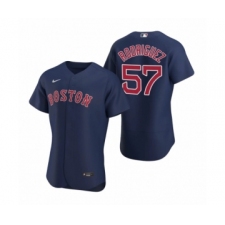 Men's Boston Red Sox #57 Eduardo Rodriguez Nike Navy Authentic 2020 Alternate Jersey
