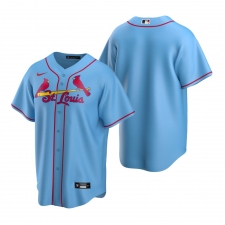 Men's Nike St. Louis Cardinals Blank Light Blue Alternate Stitched Baseball Jersey