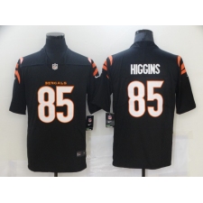 Men's Cincinnati Bengals #85 Tee Higgins Nike Black Vapor Limited Jersey